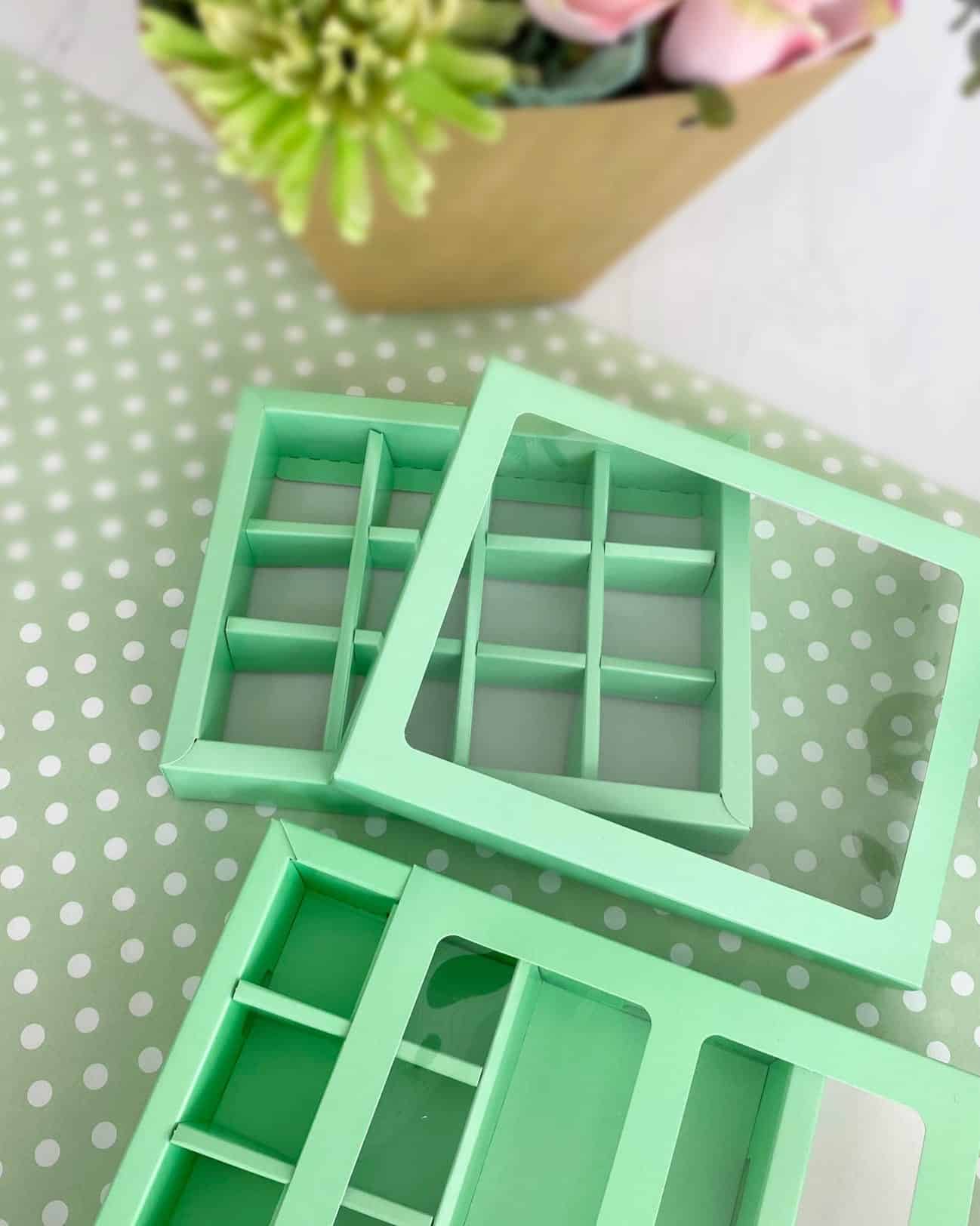 615CFF91-39EF-469C-8 Упаковка под 12 конфет, мятный — изображение 1