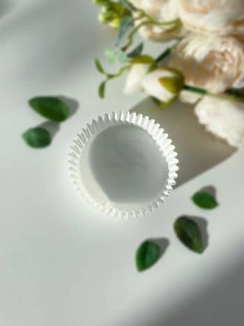 Капсулы для тарталеток бумажные 8,0*2,0 см. 25 шт., белый — изображение 2