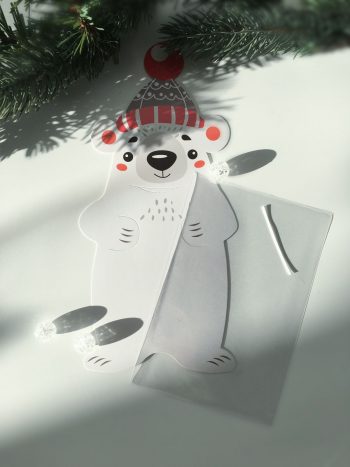 Держатель "Мишка" с пакетом для сладостей — изображение 3