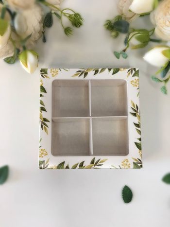 Упаковка под 4 макаронс/моти/конфеты "Розы" — изображение 4