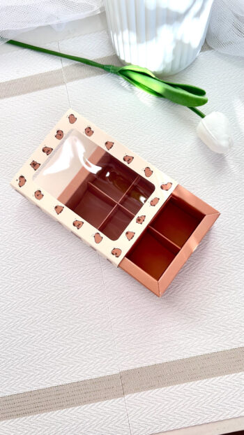 Упаковка под 6 конфет, Малыш капибары — изображение 2