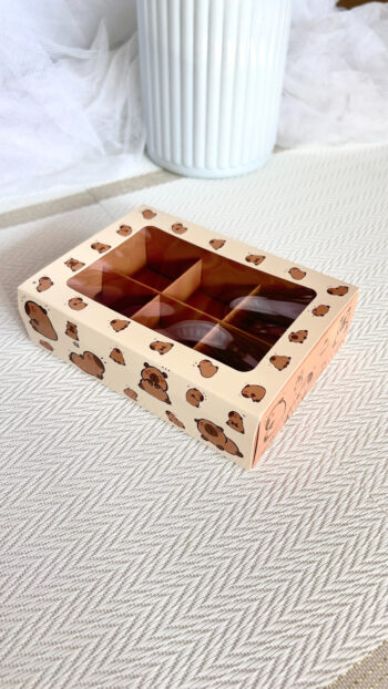 Упаковка под 6 конфет, Малыш капибары — изображение 3