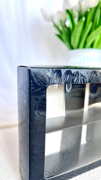 Упаковка под 4 макаронс/моти/конфеты, Какао-бобы — изображение 3