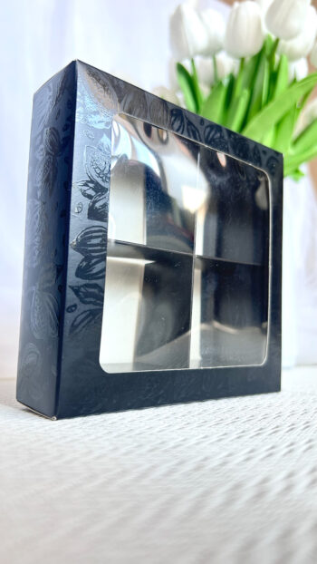 Упаковка под 4 макаронс/моти/конфеты, Какао-бобы — изображение 5