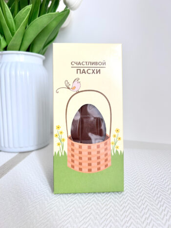 Коробка под плитку шоколада "Пасхальная корзинка" 17,1х8х1,4 см. — изображение 2