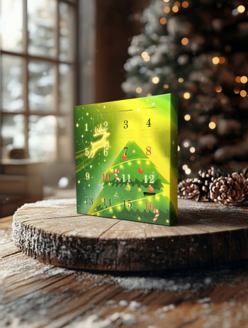 Коробка Адвент под 16 конфет Волшебство, 180х180х30 мм — изображение 2