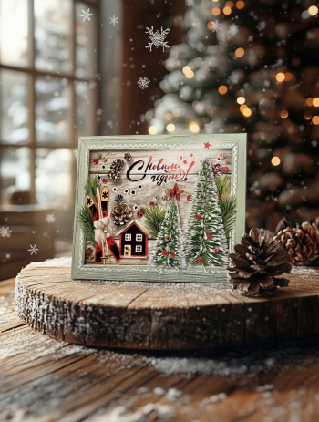 Коробка подарочная Радости зимы, 235х65х187 мм — изображение 2