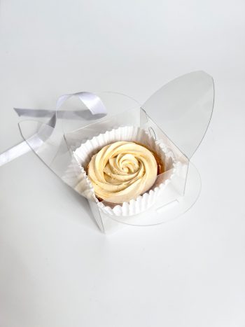 Коробка прозрачная с лентой, 85х85х45 мм — изображение 2