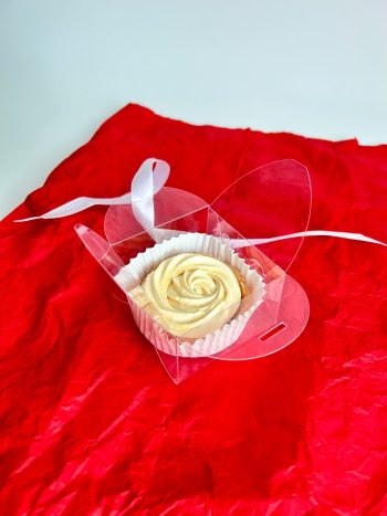 Коробка прозрачная с лентой, 85х85х45 мм — изображение 4