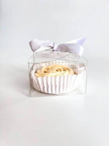 Коробка прозрачная с лентой, 85х85х45 мм — изображение 5