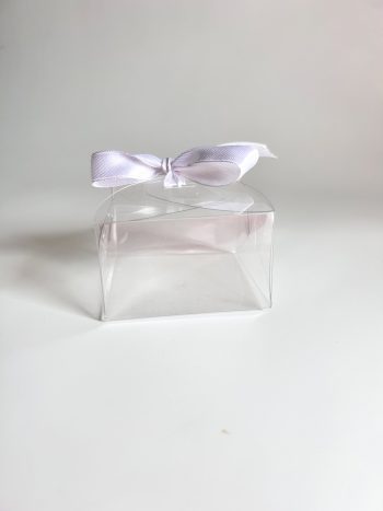 Коробка прозрачная с лентой, 85х85х45 мм — изображение 7