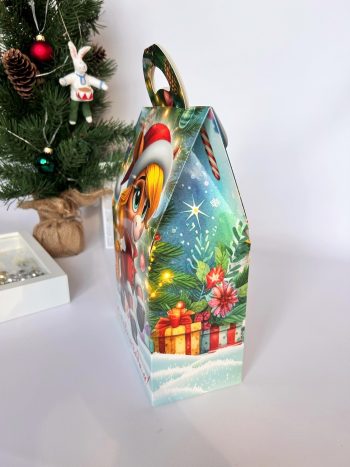 Коробка новогодняя подарочная Царевич, 172х95х275 (+63) мм — изображение 3