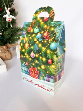 Коробка новогодняя подарочная Царевич, 172х95х275 (+63) мм — изображение 2