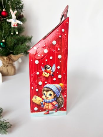 Коробка новогодняя подарочная Письмо желаний, 146х86х225 (+40) мм — изображение 5