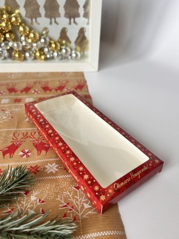 Упаковка под плитку шоколада, Рождество