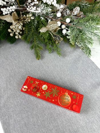 Коробка без окна под 5 конфет Мечты, 210х50х33 мм (дно и обечайка) — изображение 4